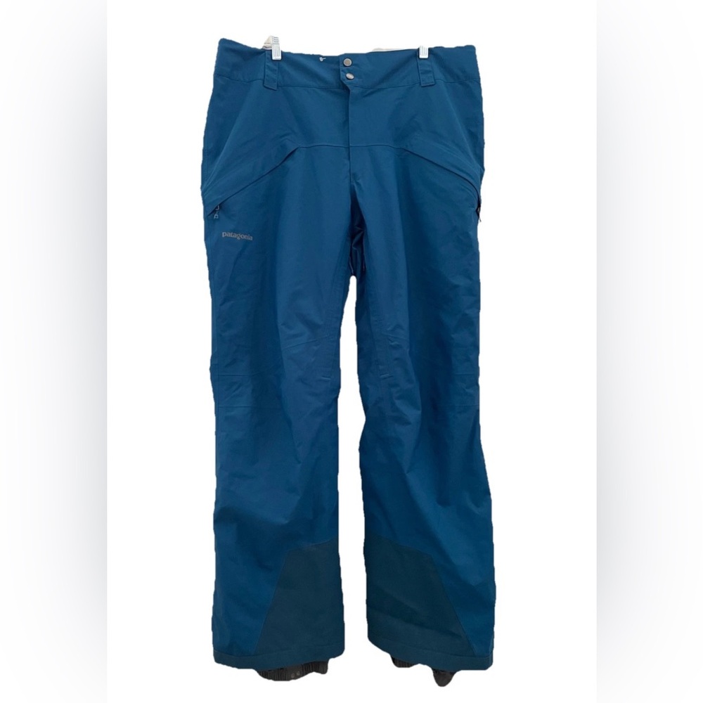 Patagonia Snowshot Shell Pants Men’s XL H2No Recco Snowboarding Ski Hiking Blue